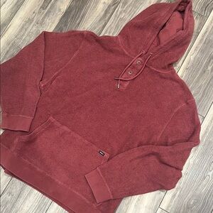 RVCA Men's Red Hoodie